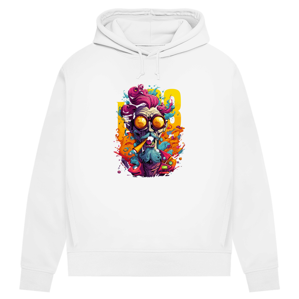 Damen Premium Bio Hoodie Crazy Professor
