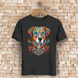 Herren Premium Bio T-Shirt Mandala Dog