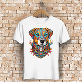 Herren Premium Bio T-Shirt Mandala Dog
