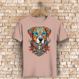 Herren Premium Bio T-Shirt Mandala Dog