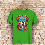 Herren Premium Bio T-Shirt Mandala Dog