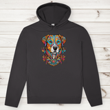 Herren Premium Bio Hoodie Mandala Dog