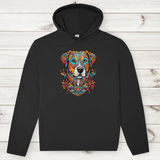 Herren Premium Bio Hoodie Mandala Dog