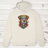 Herren Premium Bio Hoodie Mandala Dog