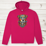 Herren Premium Bio Hoodie Mandala Dog