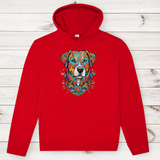 Herren Premium Bio Hoodie Mandala Dog