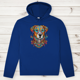 Herren Premium Bio Hoodie Mandala Dog