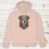Herren Premium Bio Hoodie Mandala Dog