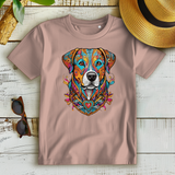 Damen Premium Bio T-Shirt Mandala Dog