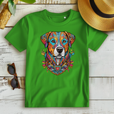 Damen Premium Bio T-Shirt Mandala Dog