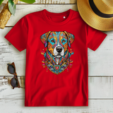 Damen Premium Bio T-Shirt Mandala Dog