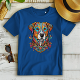 Damen Premium Bio T-Shirt Mandala Dog