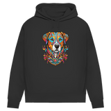 Damen Premium Bio Hoodie Mandala Dog