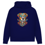 Damen Premium Bio Hoodie Mandala Dog