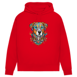 Damen Premium Bio Hoodie Mandala Dog