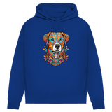 Damen Premium Bio Hoodie Mandala Dog