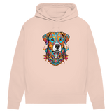Damen Premium Bio Hoodie Mandala Dog