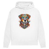 Damen Premium Bio Hoodie Mandala Dog