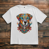 Oversize T-Shirt Mandala Dog