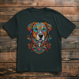 Oversize T-Shirt Mandala Dog