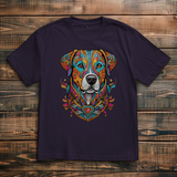 Oversize T-Shirt Mandala Dog