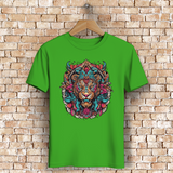 Herren Premium Bio T-Shirt Ornamental Lion