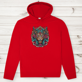 Herren Premium Bio Hoodie Ornamental Lion