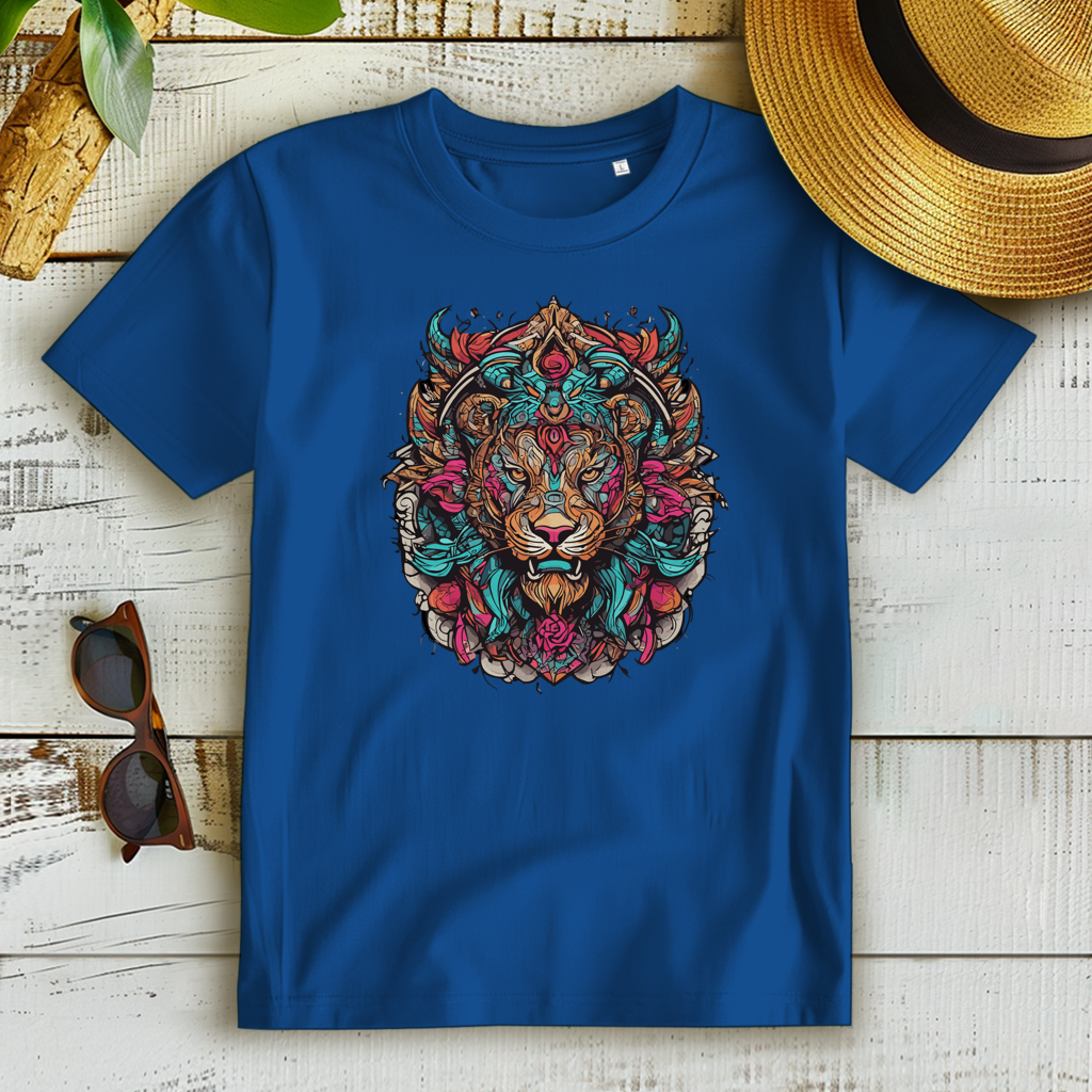 Damen Premium Bio T-Shirt Ornamental Lion