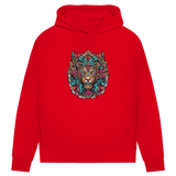 Damen Premium Bio Hoodie Ornamental Lion