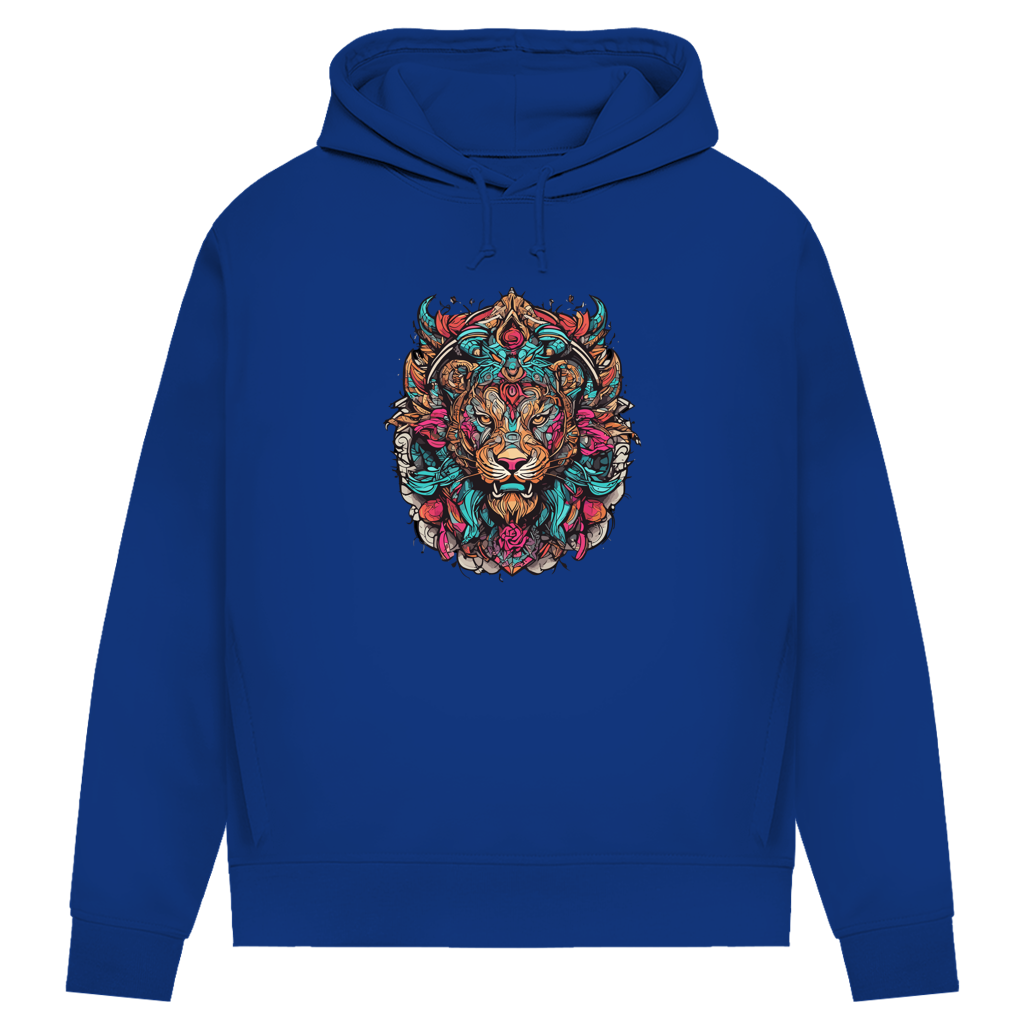 Damen Premium Bio Hoodie Ornamental Lion