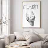 Clarity | Gerahmtes Poster Minimal Art