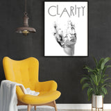 Clarity | Gerahmtes Poster Minimal Art