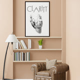 Clarity | Gerahmtes Poster Minimal Art