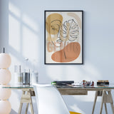 Du bist genug | Gerahmtes Poster Minimal Art
