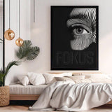 Fokus Vision | Gerahmtes Poster Modern Art
