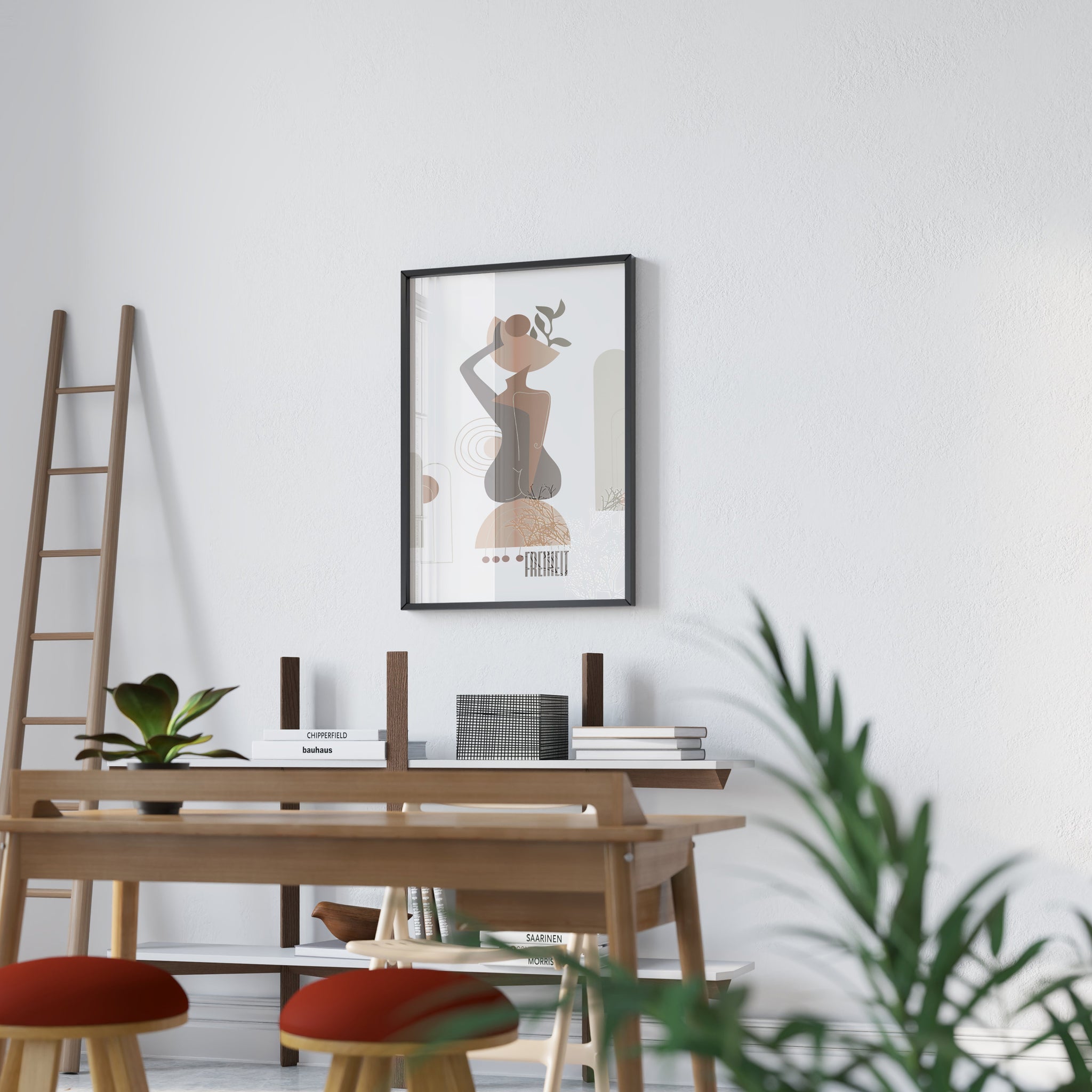 Freiheit Balance | Gerahmtes Poster Modern Art