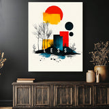 Less Balance | Leinwandbild Modern Abstract