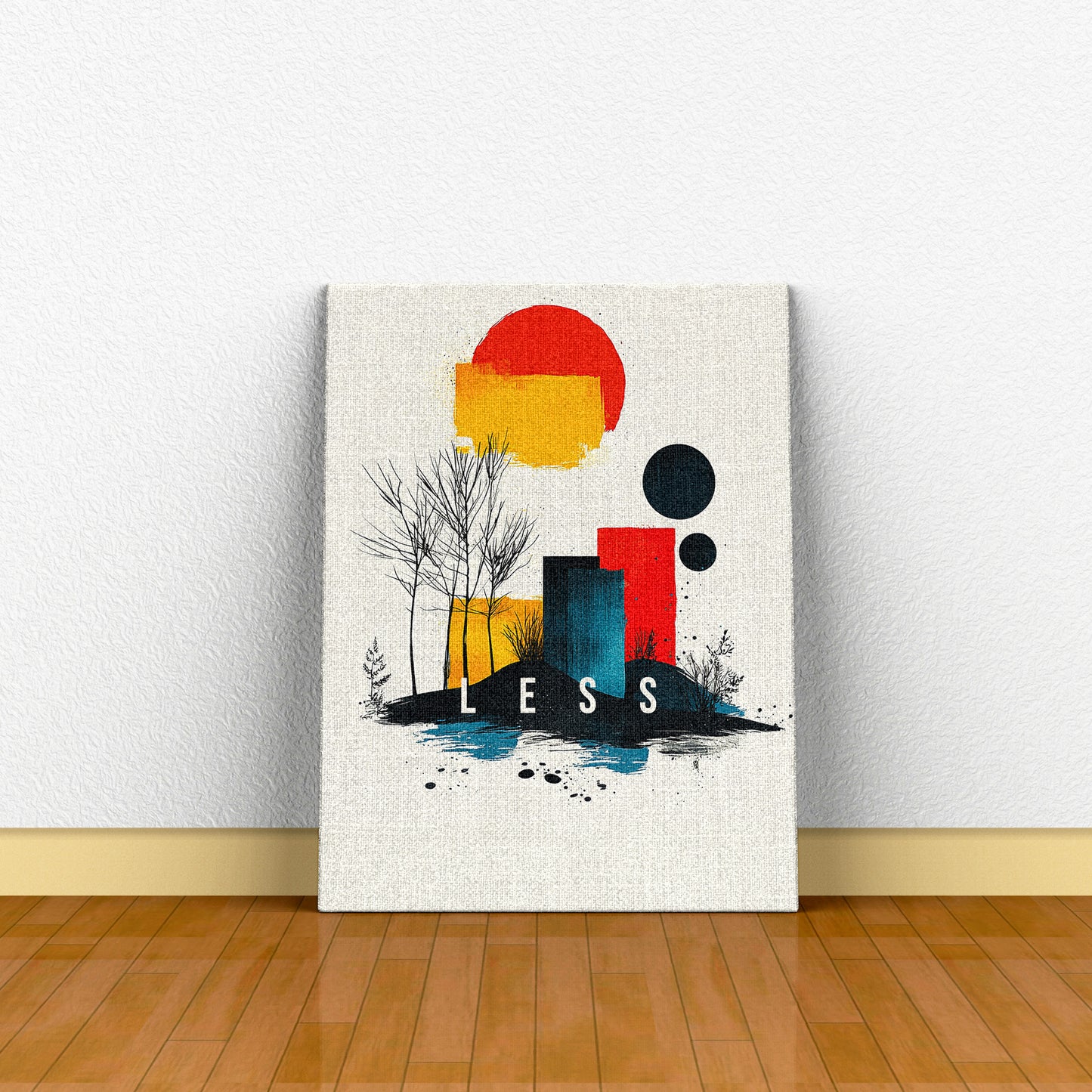 Less Balance | Leinwandbild Modern Abstract