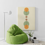 Zen Balance Circles | Leinwandbild Abstract Minimal