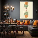 Zen Balance Circles | Leinwandbild Abstract Minimal