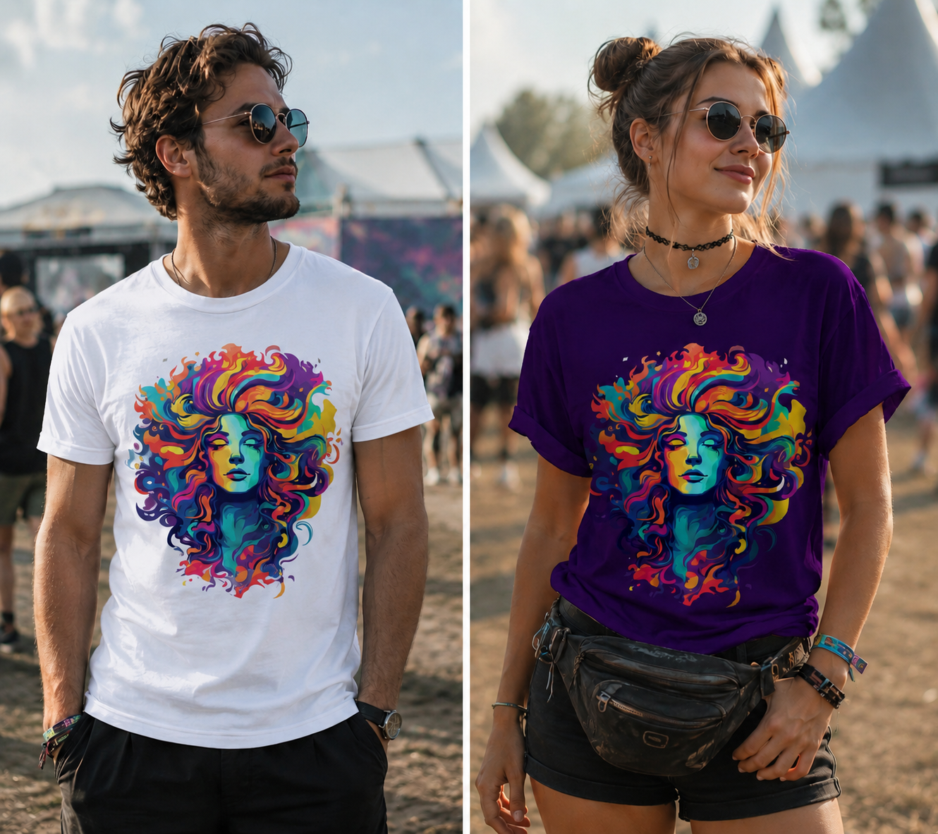 Oversize T-Shirt Cosmic Woman